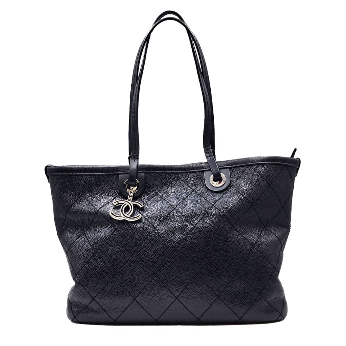 샤넬 블랙 캐비어 쇼퍼백 #19 상품이미지1