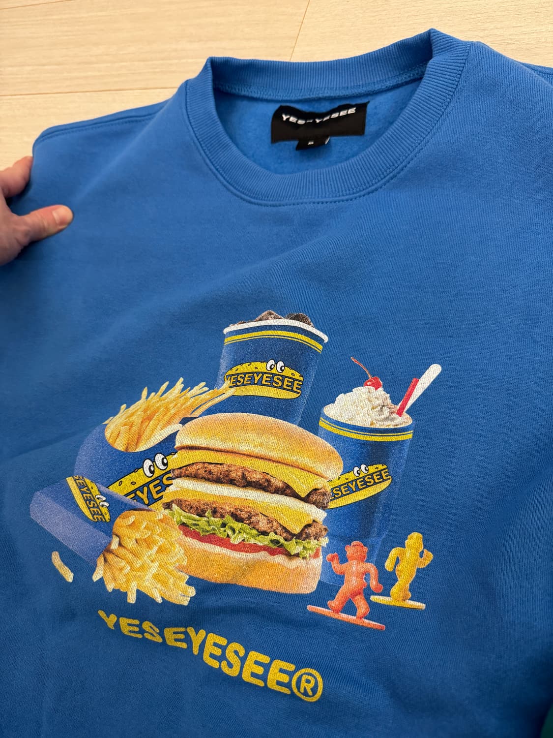 테켓 예스아이씨 스웻 맨투맨 L,XL 상품이미지3