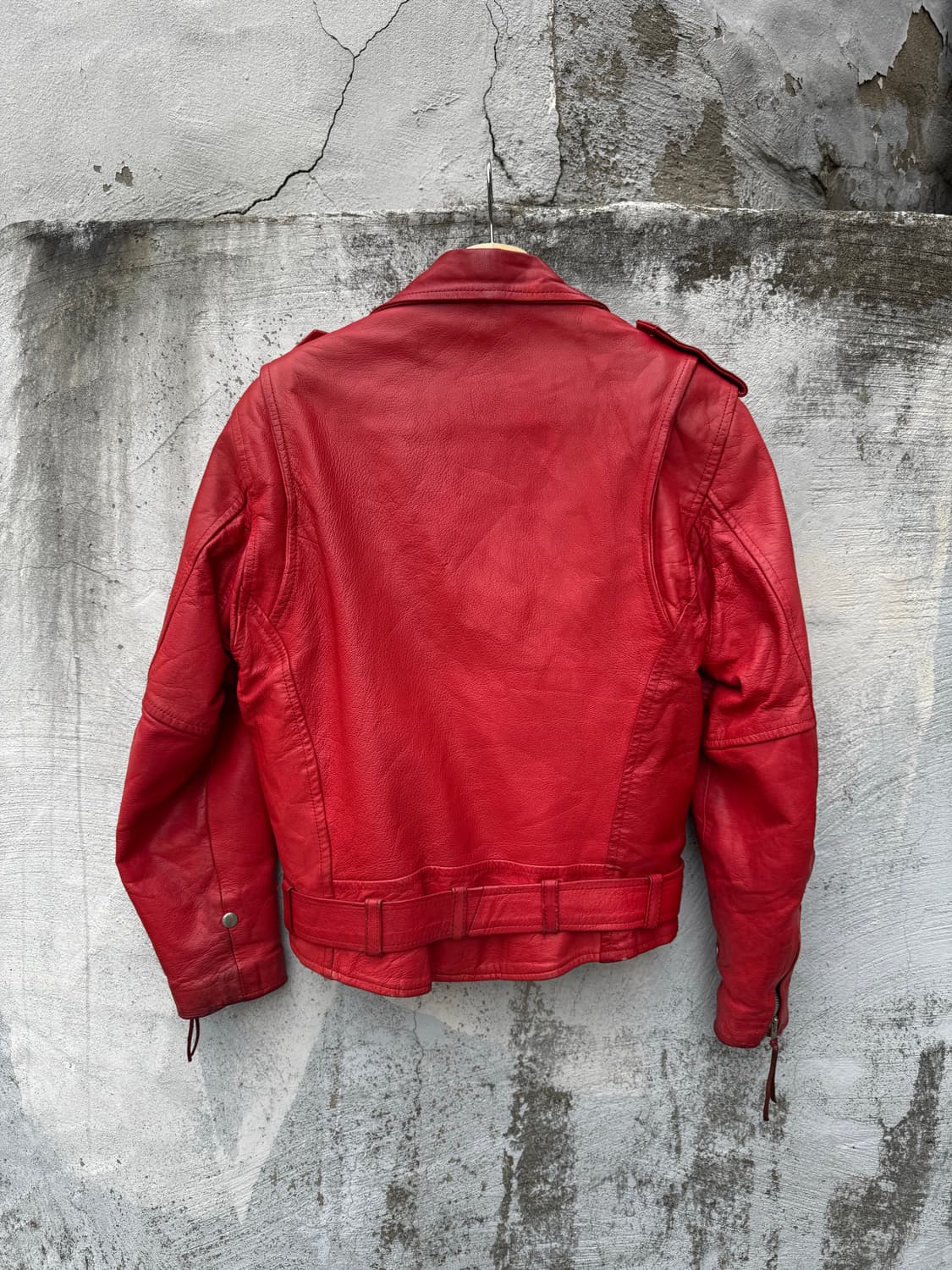 ~90‘s Double Rider Leather Jacket 상품이미지6