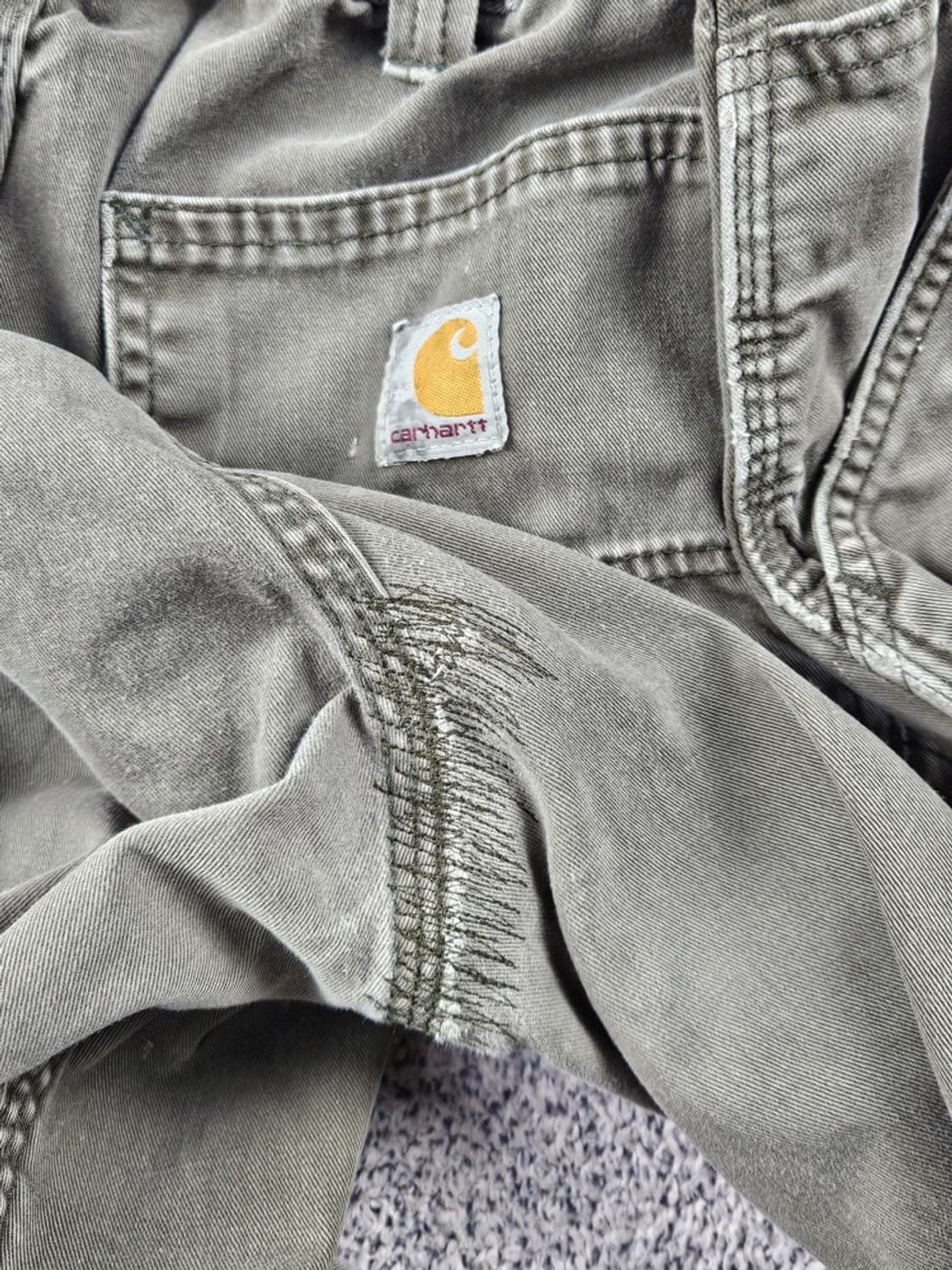 칼하트 리페어 밴딩 커스텀 카펜터 워크 팬츠 (38X30)/ 10769 상품이미지8