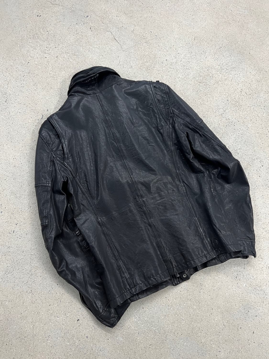 빈티지 디테일 램스킨 자켓 상품이미지3