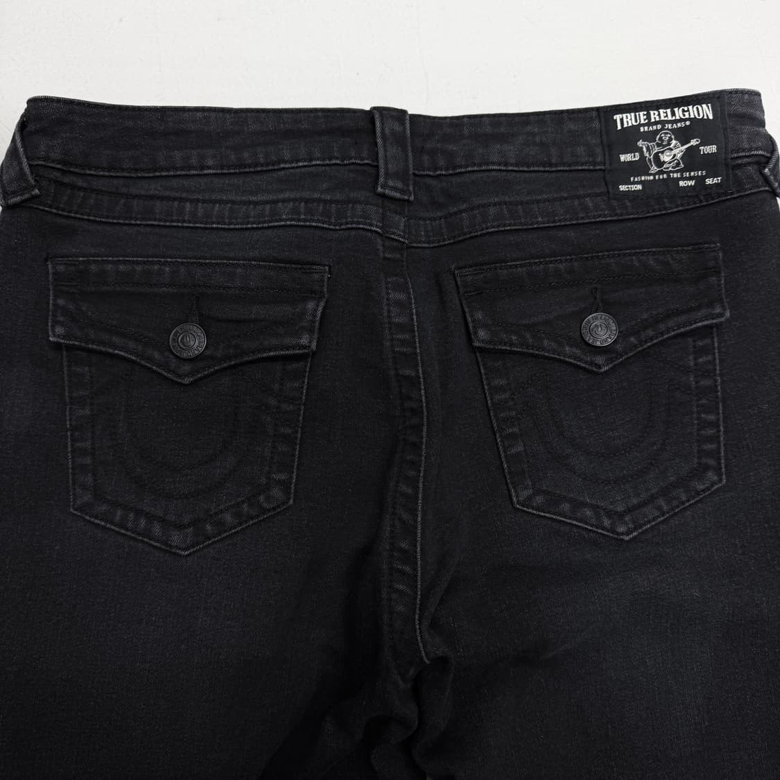 트루릴리전 Y2K 부츠컷 블랙 데님팬츠 상품이미지5