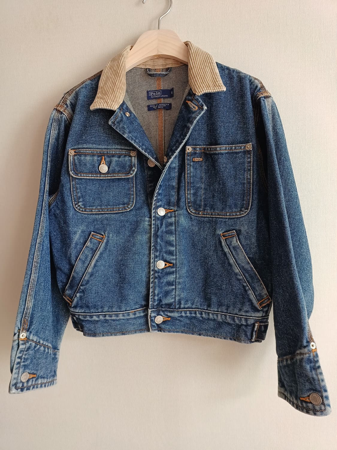 폴로 랄프로렌 여성 던가리 데님자켓 polo 크롭 청자켓 상품이미지3