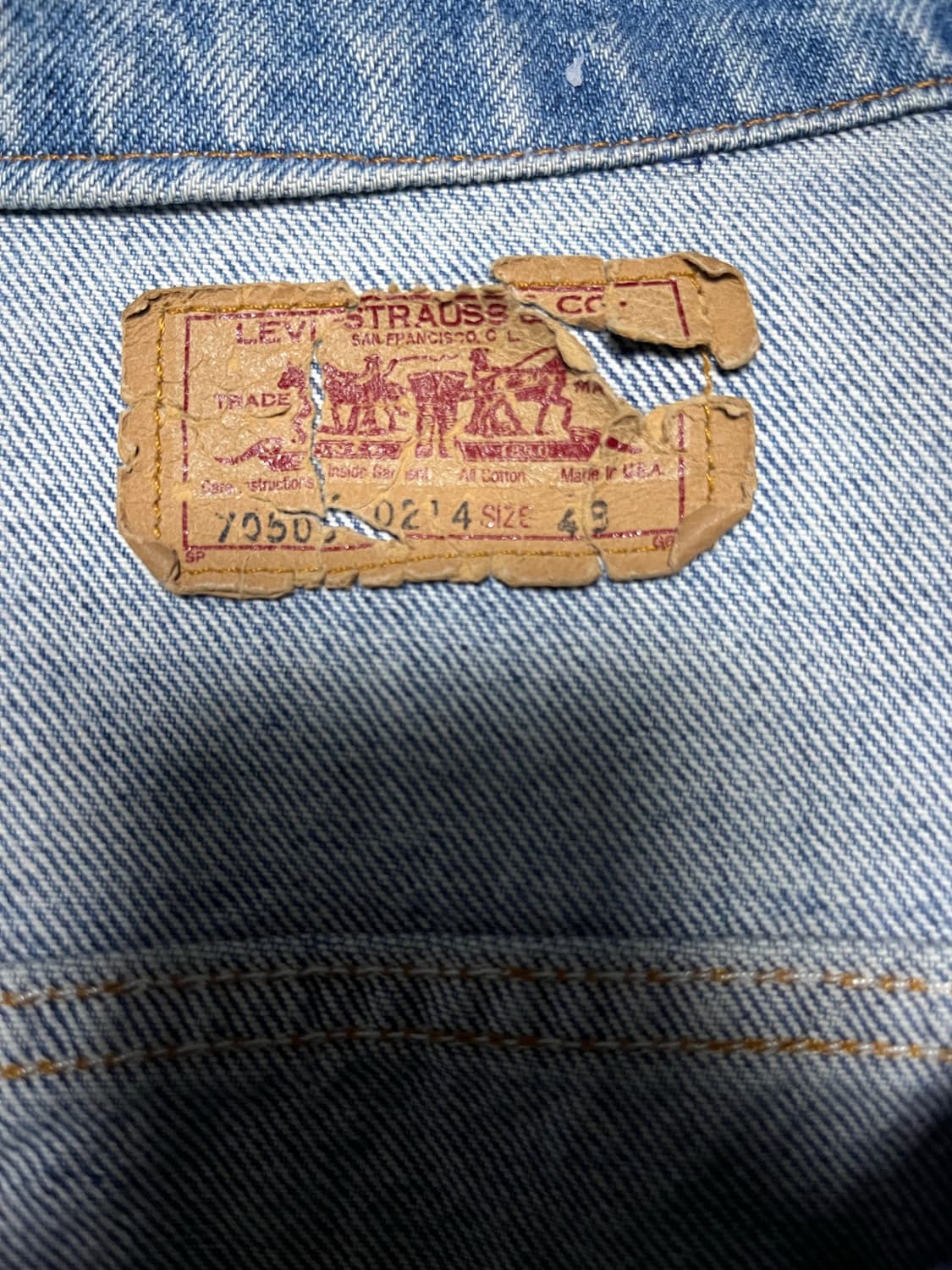 리바이스 데님자켓 (43) 상품이미지3