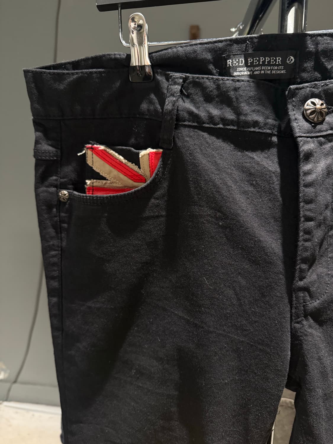 레드 페퍼 red pepper 백 자수 디테일 팬츠 상품이미지6