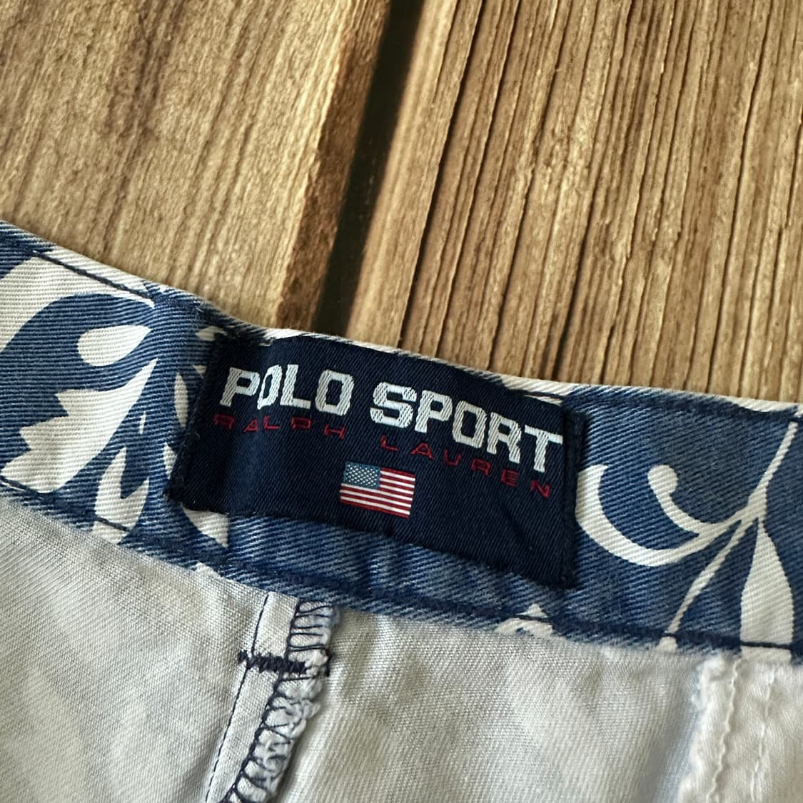 90s 폴로스포츠 Made In USA 플라워 패턴 반바지 34사이즈 상품이미지5