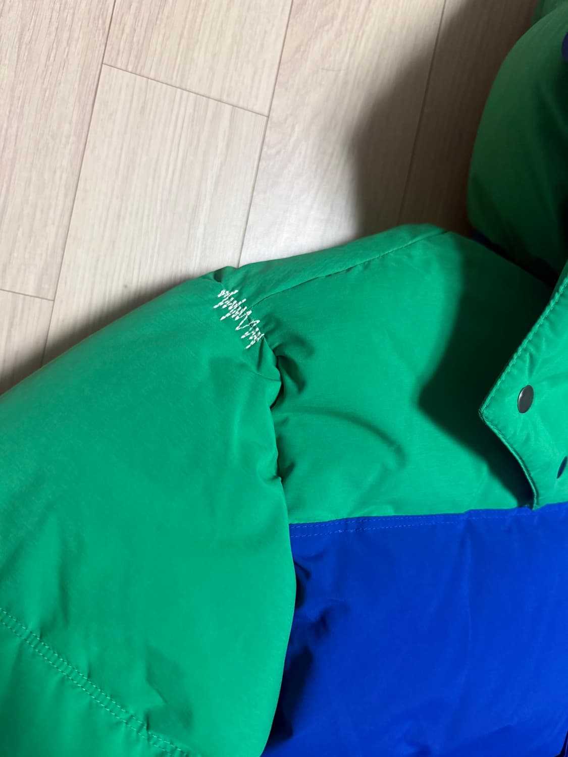 아더에러X자라(Adererror x ZARA) 컬러 블록 패딩 XS 상품이미지5