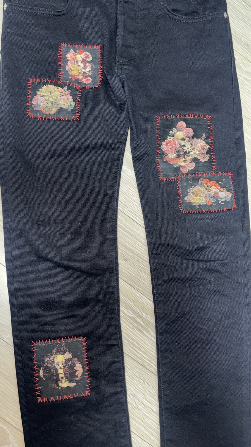 디올옴므 토루카메이 패치 데님진 27사이즈 상품이미지3