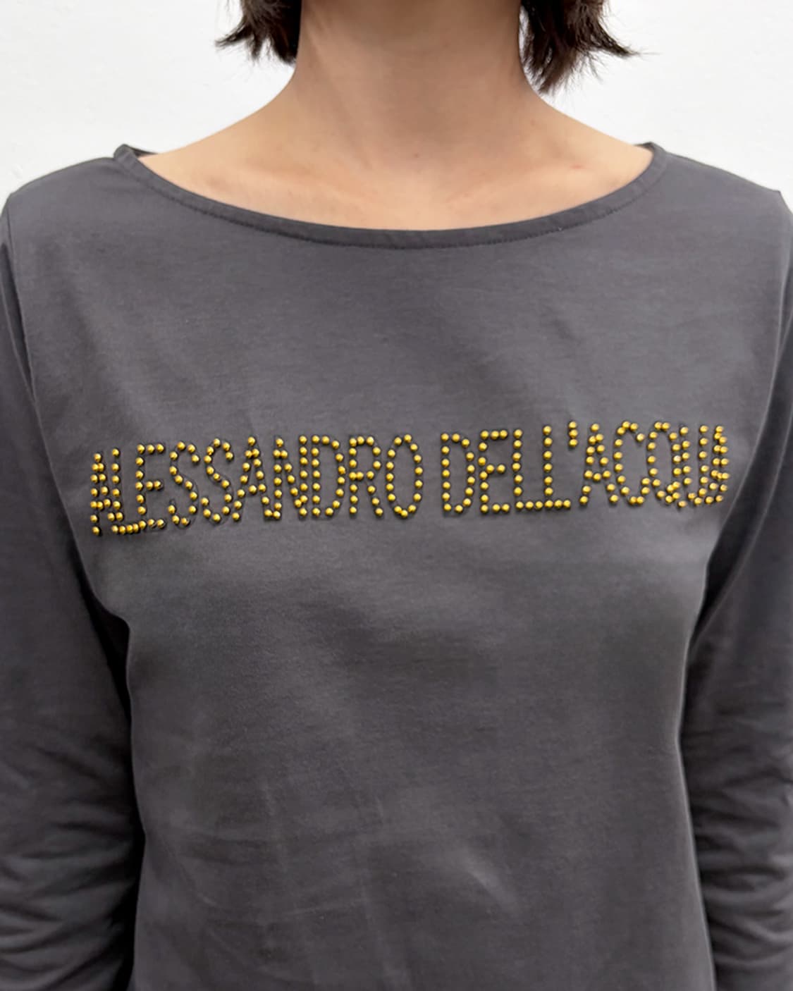 알레산드로 델라쿠아 로고 비즈 탑 상품이미지4