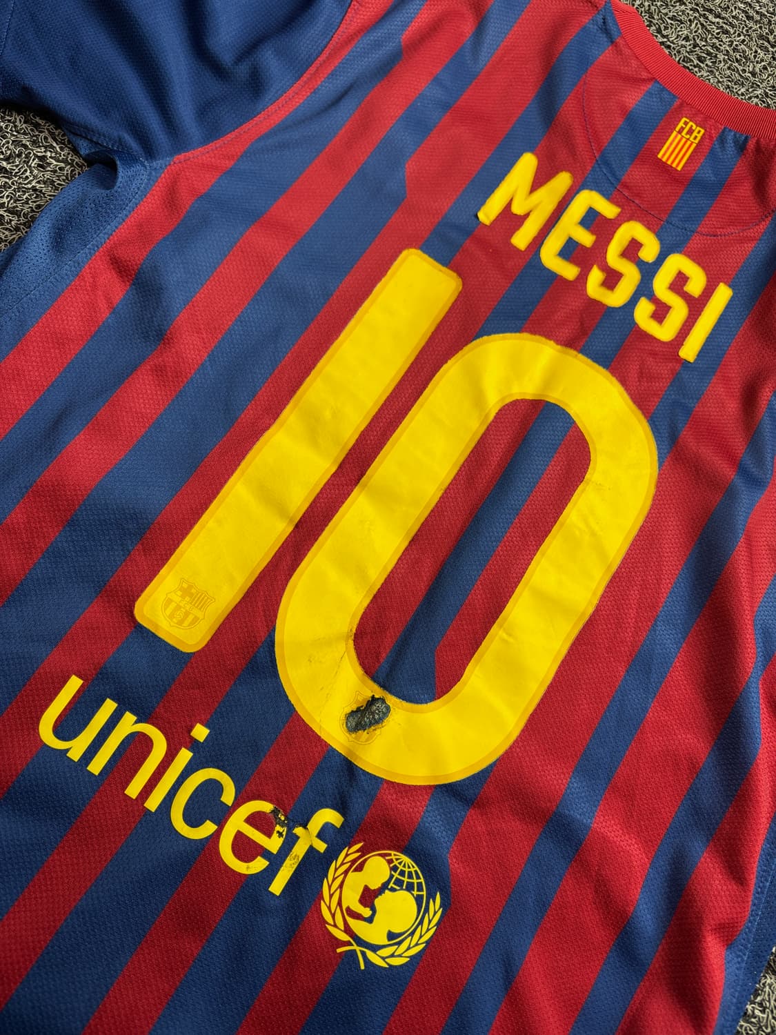 나이키 fc바르셀로나 11-12 리오넬메시 홈 유니폼 2543 상품이미지6