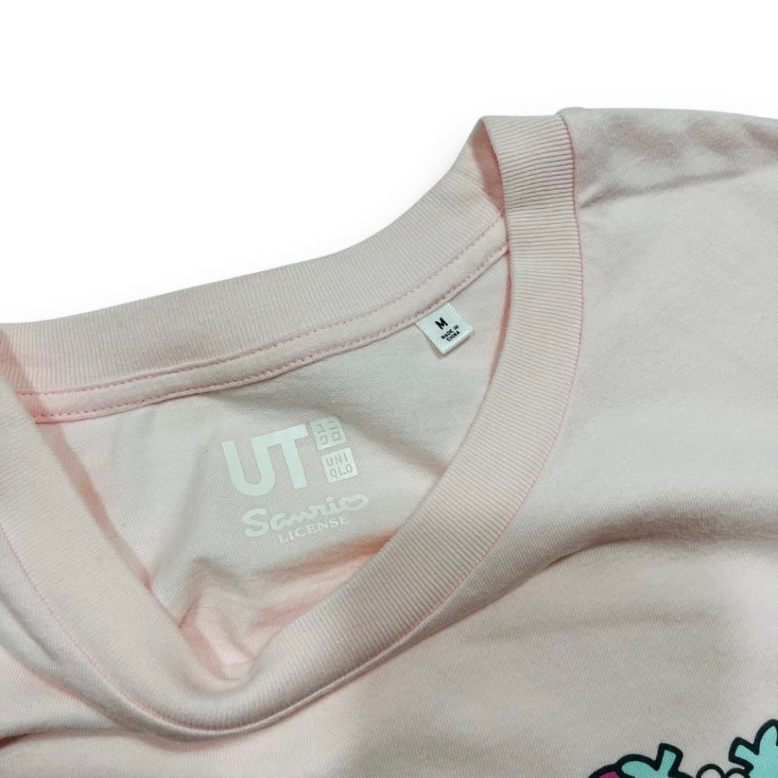 유니클로 마이멜로디 연핑크 키치 반팔 티셔츠 상품이미지4