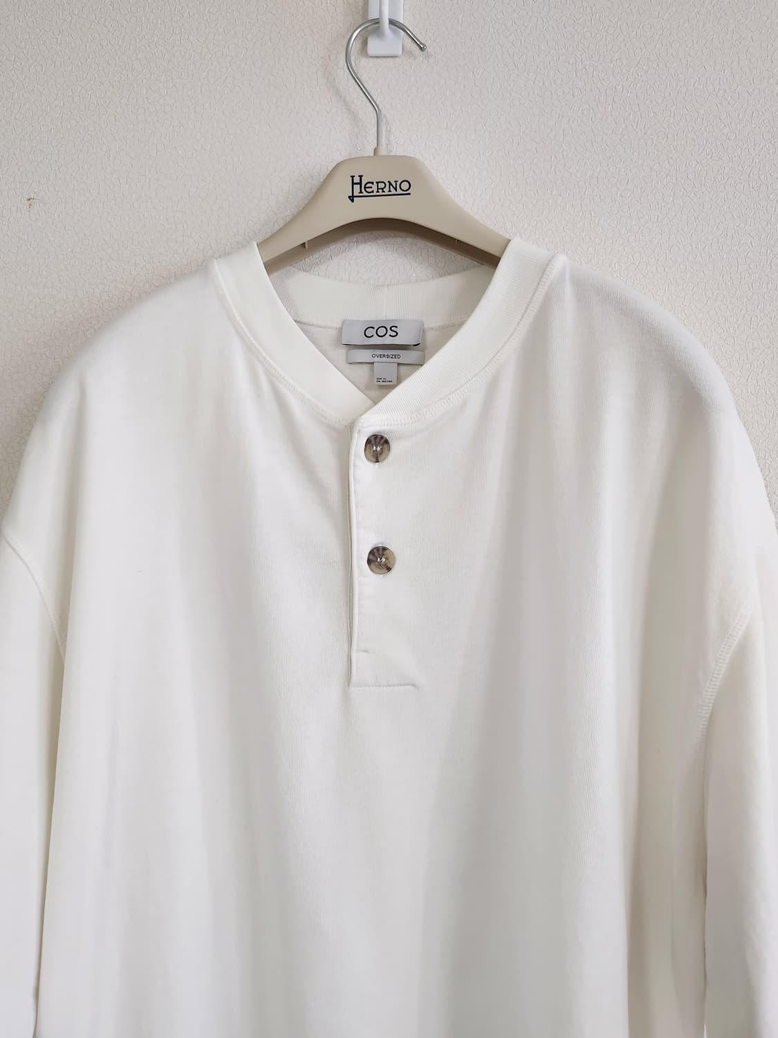 COS 코스 헨리넥반팔티셔즈(XL 상품이미지1