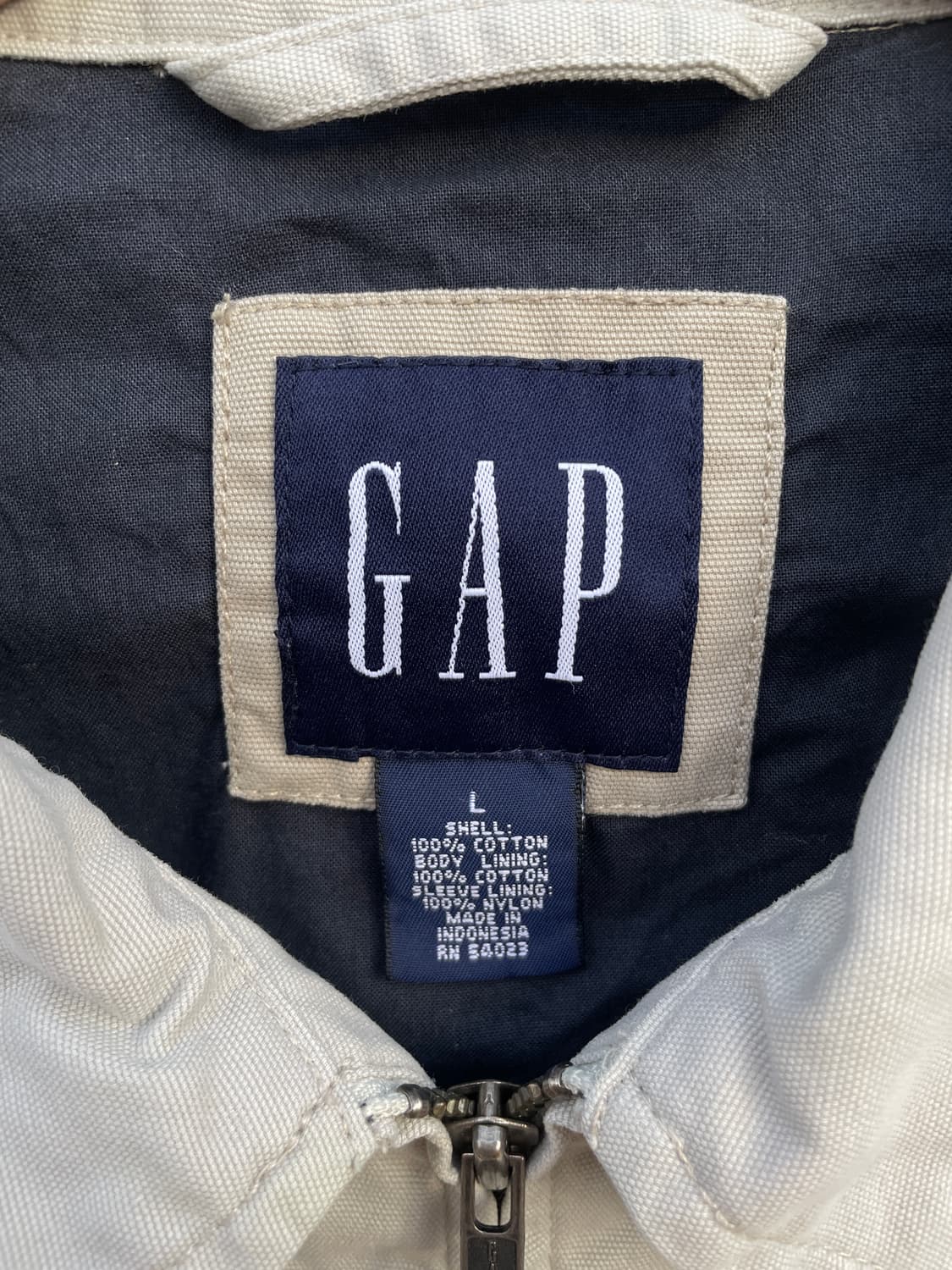 00s Old GAP Beige Cotton Swing Top 상품이미지5