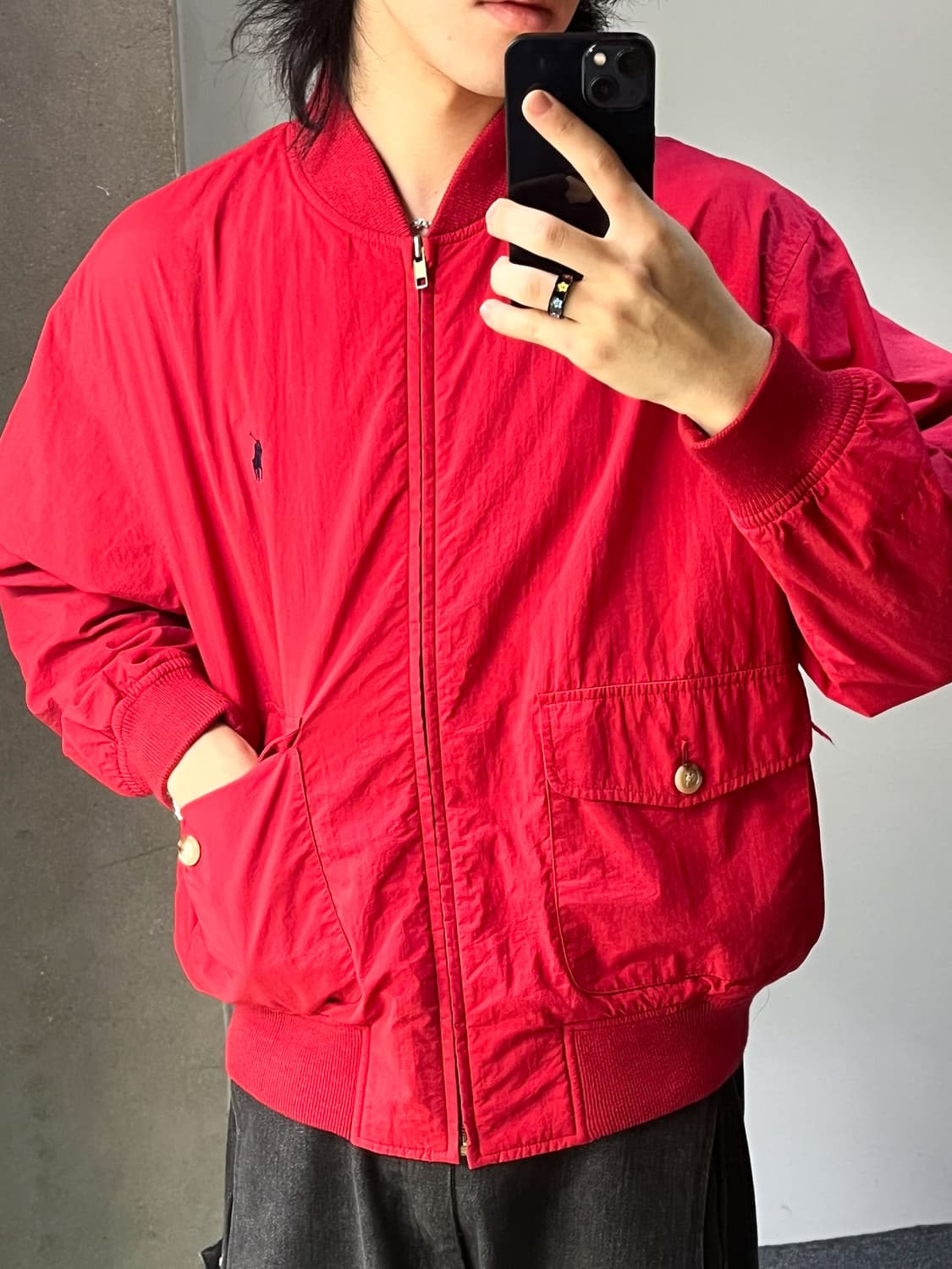 폴로 랄프로렌 90's 빅 포켓 나일론 자켓 상품이미지2