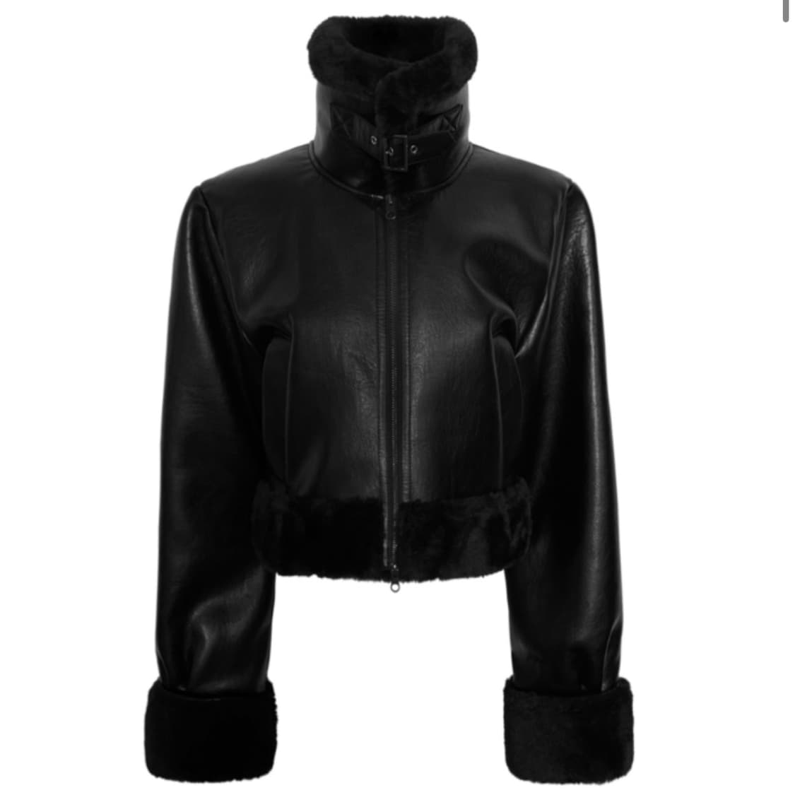 BOHEMIAN SEOUL BOHEMSEO 보헴서 무스탕 블랙 상품이미지1