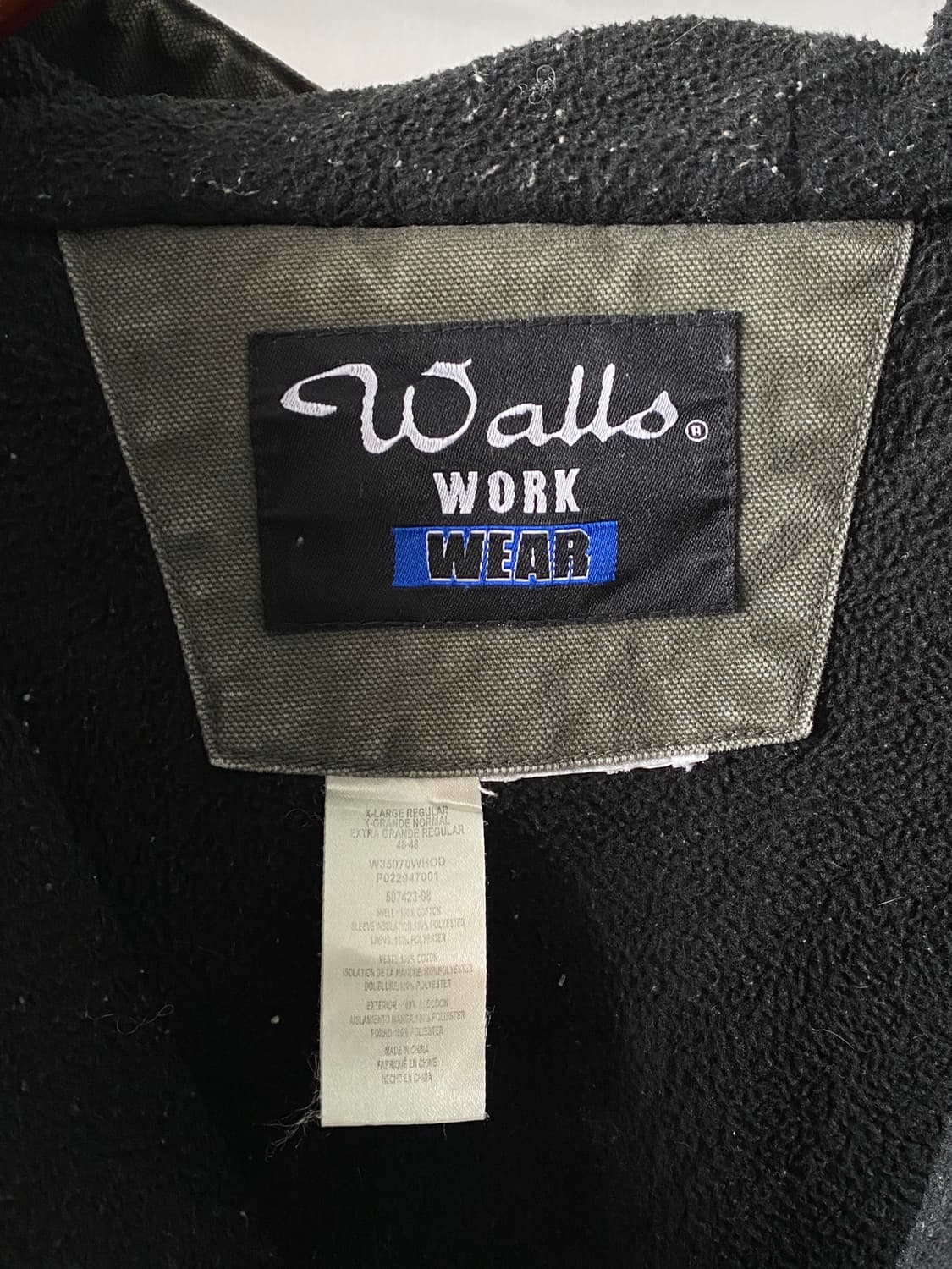 왈로 워크 웨어 후디드 워크자켓 (Man 3XL) AB1809 상품이미지4