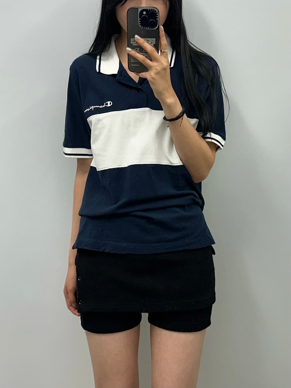 챔피온 배색 반팔 pk 티셔츠  상품이미지1