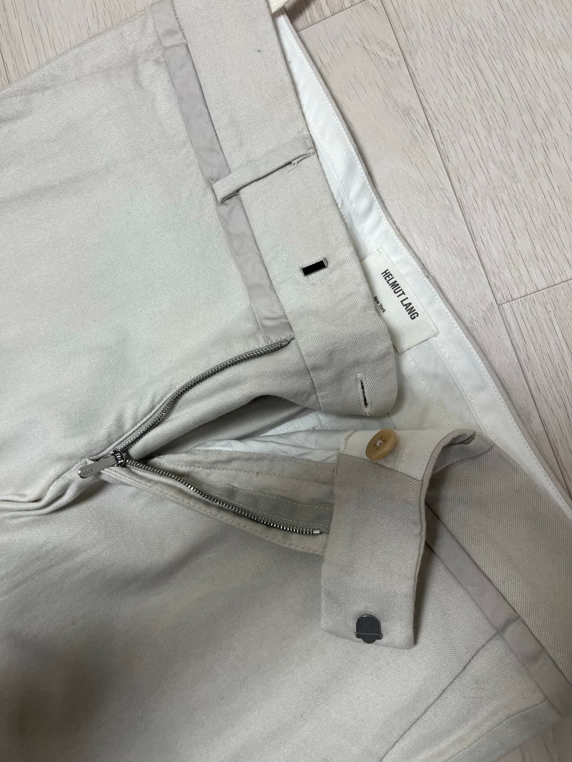 헬무트랭 팬츠 아이보리 상품이미지5