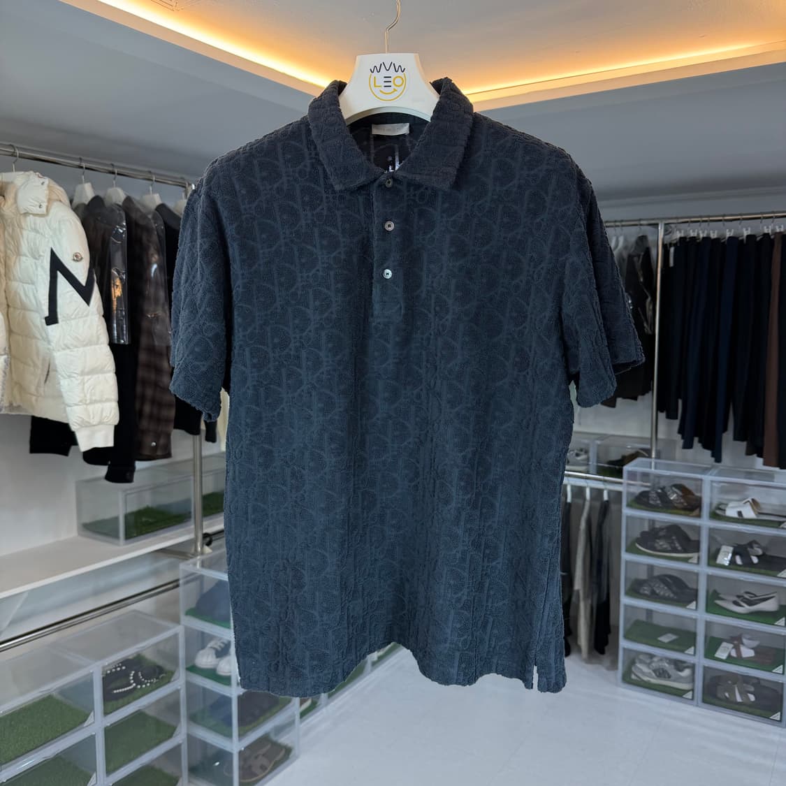 [리오브] 디올 오블리크 테리 폴로 카라티셔츠 상품이미지1