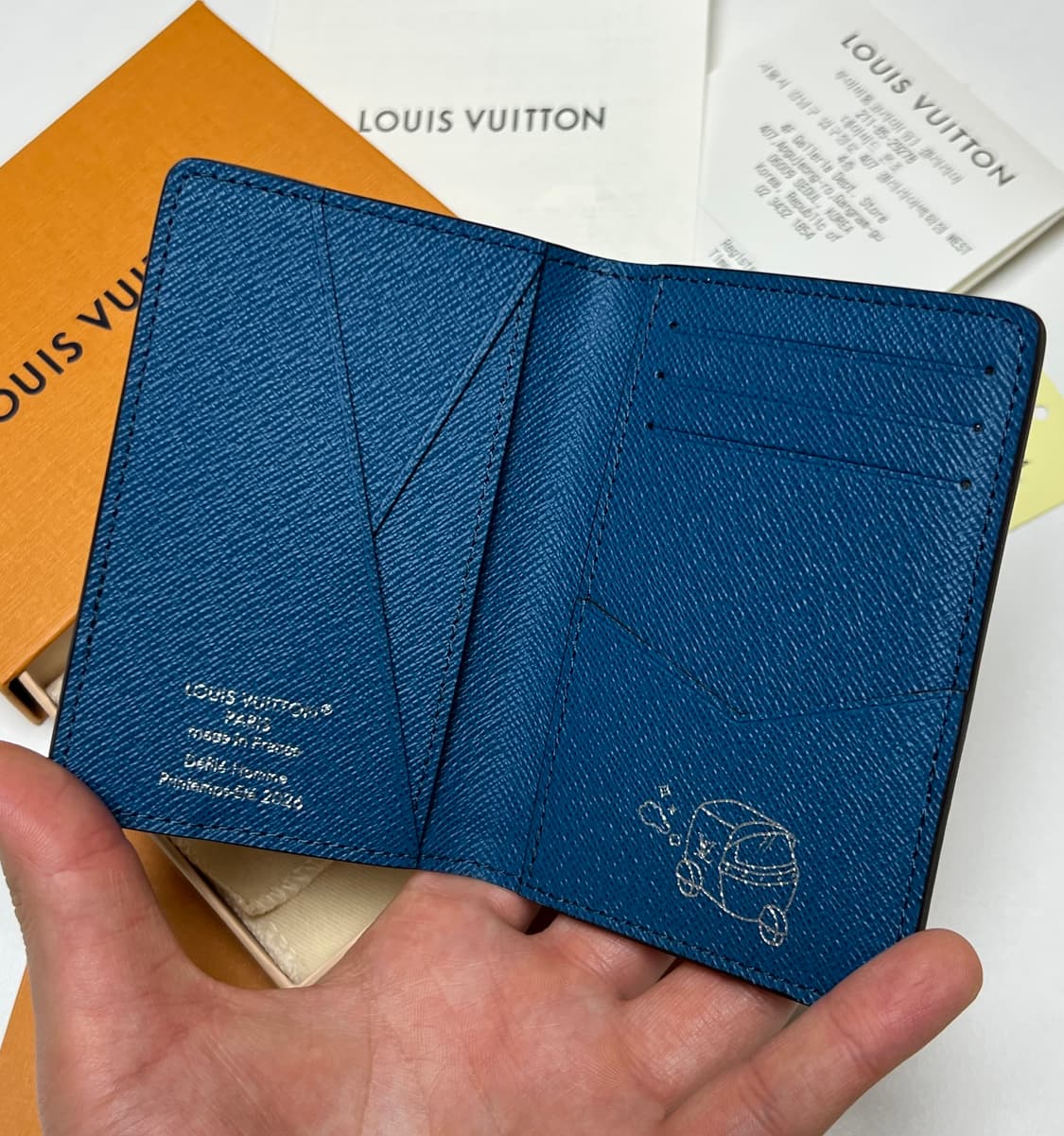 [정품] 2월6일 신상 새상품 루이비통 오거나이저 블루 상품이미지3