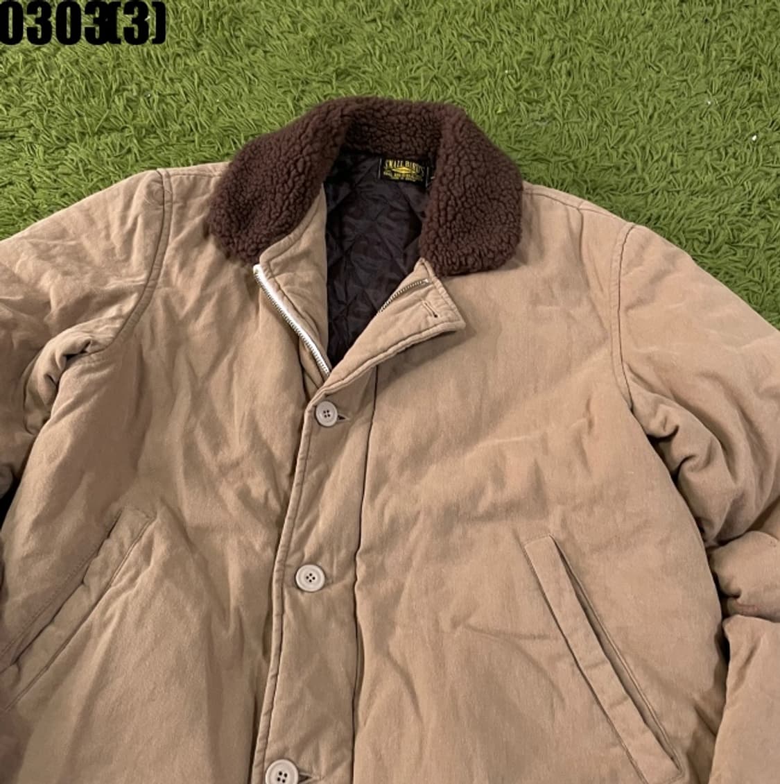 U.S.NAVY 미해군 무스탕 자켓 상품이미지2