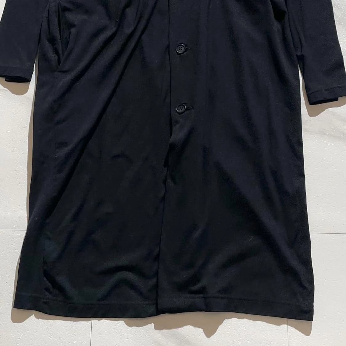 18SS 요지 야마모토 +느와르 롱 코트 상품이미지4