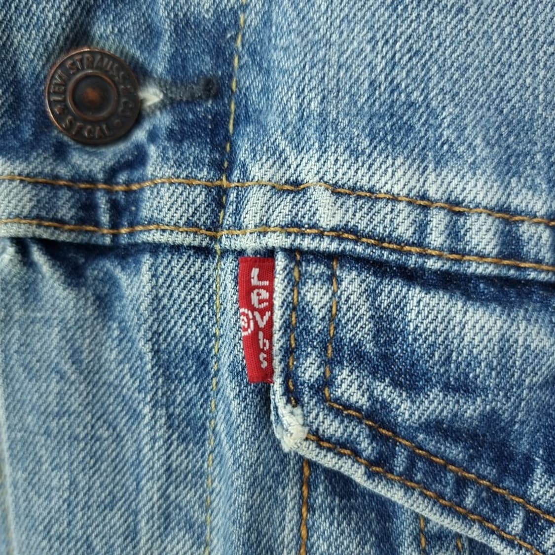 [리바이스] 빈티지 워시드 트러커 데님 자켓 청자켓 M19477 상품이미지7