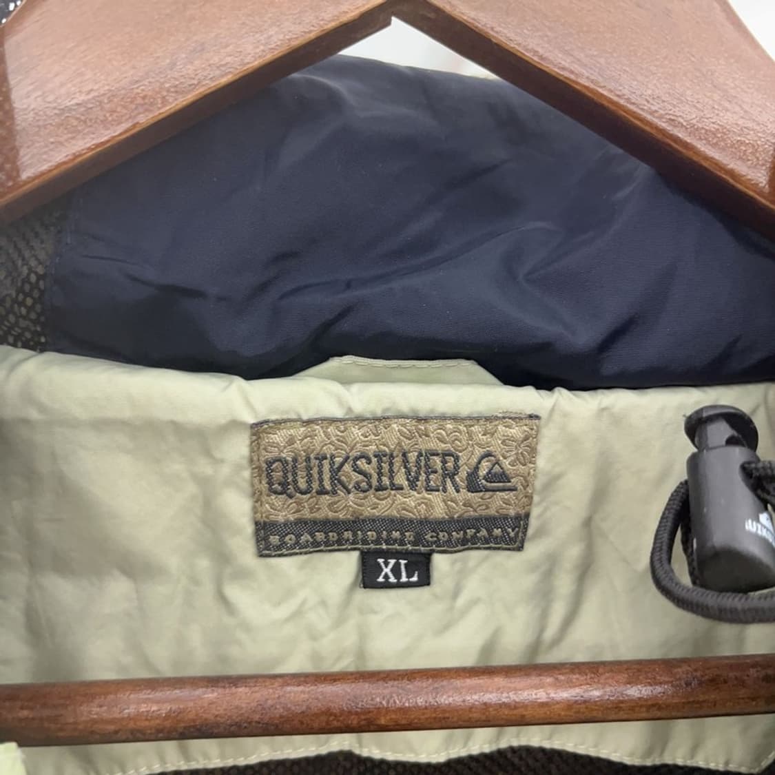 퀵실버 올드스쿨 배색 아노락 반집업 바람막이 110 C06295 상품이미지4