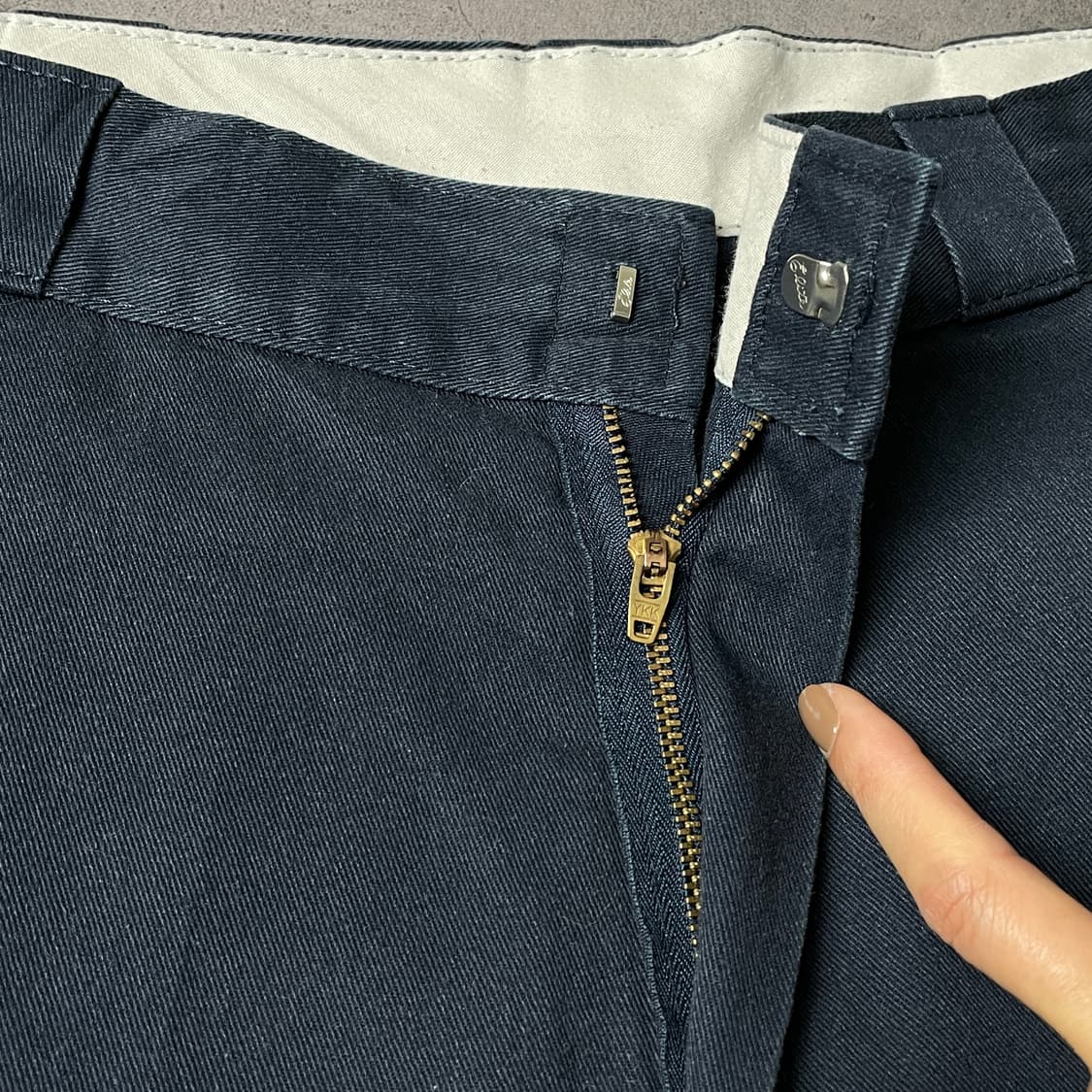 DICKIES 디키즈 빈티지 네이비 더블니 워크 팬츠 A00836 상품이미지3