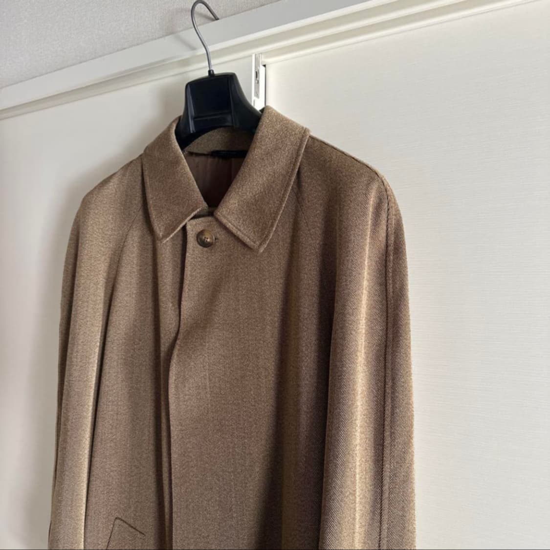 브룩스 브라더스 X 로로피아나 브라운 래글런 코트 상품이미지2