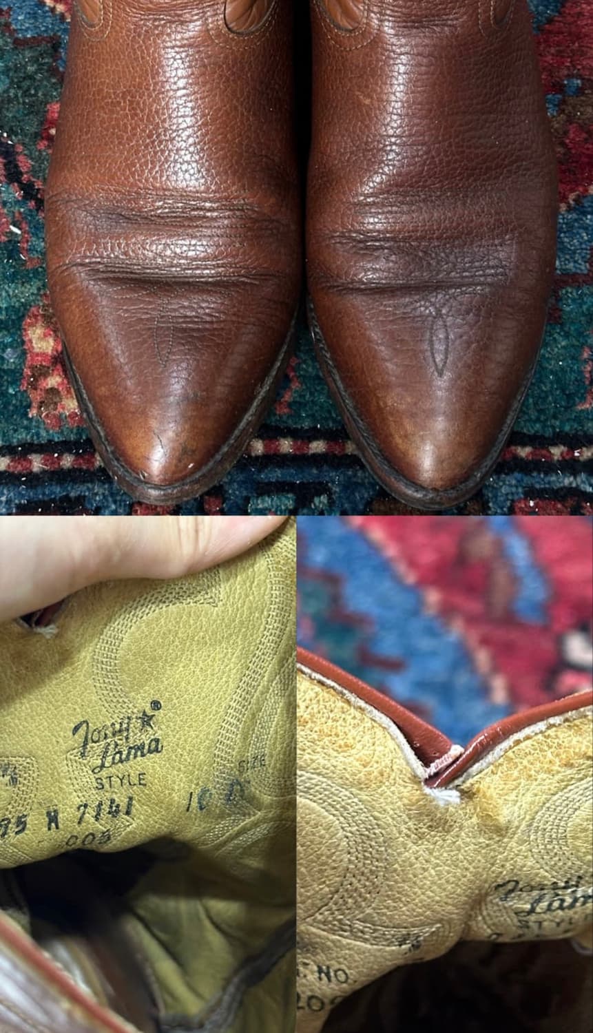 00‘s tony lama cowboy western boots 상품이미지3