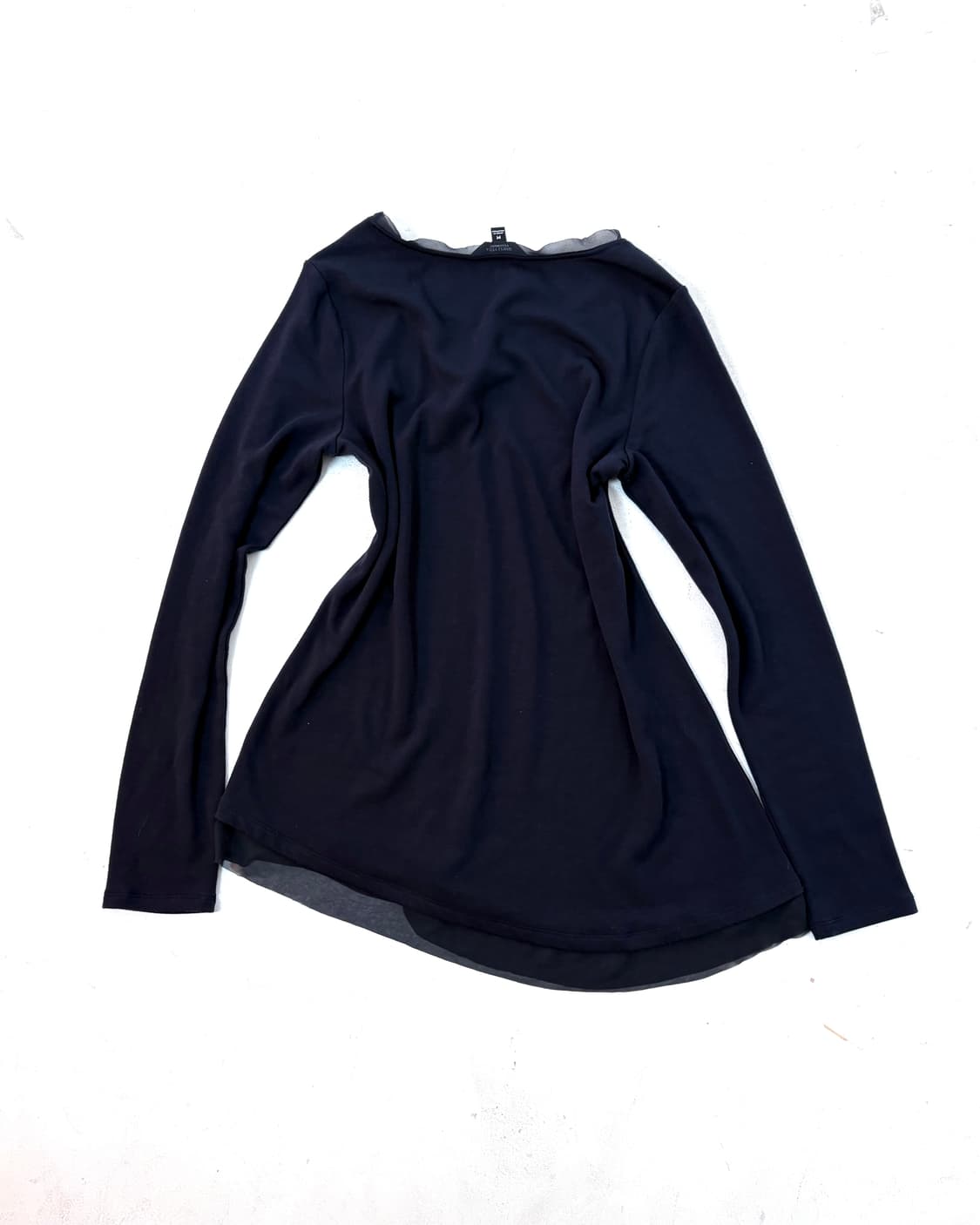 Verawang flowing layered navy sleeve  상품이미지2