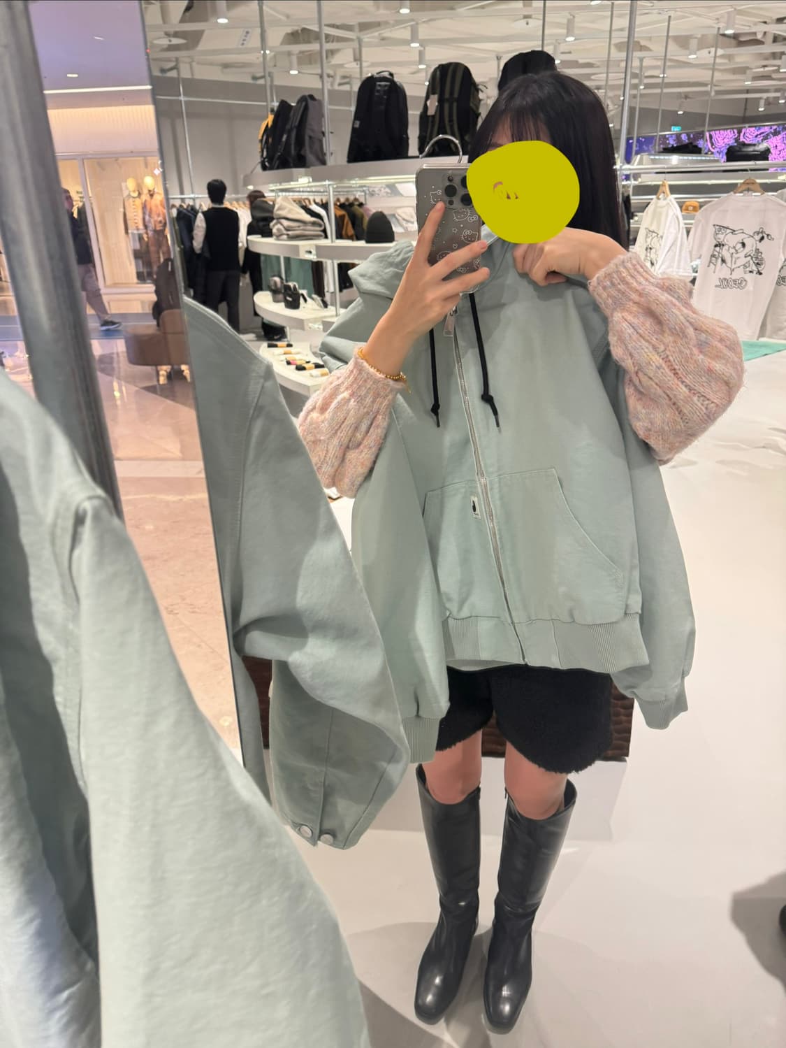 칼하트 액티브 자켓 프로스티드 그린 상품이미지2