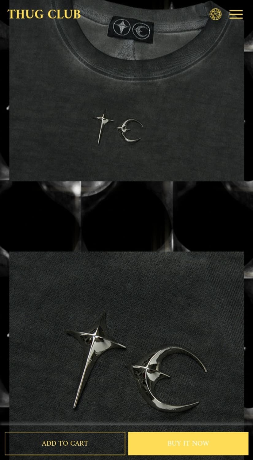 TC 떠그클럽 슬림 티셔츠 1사이즈 상품이미지4