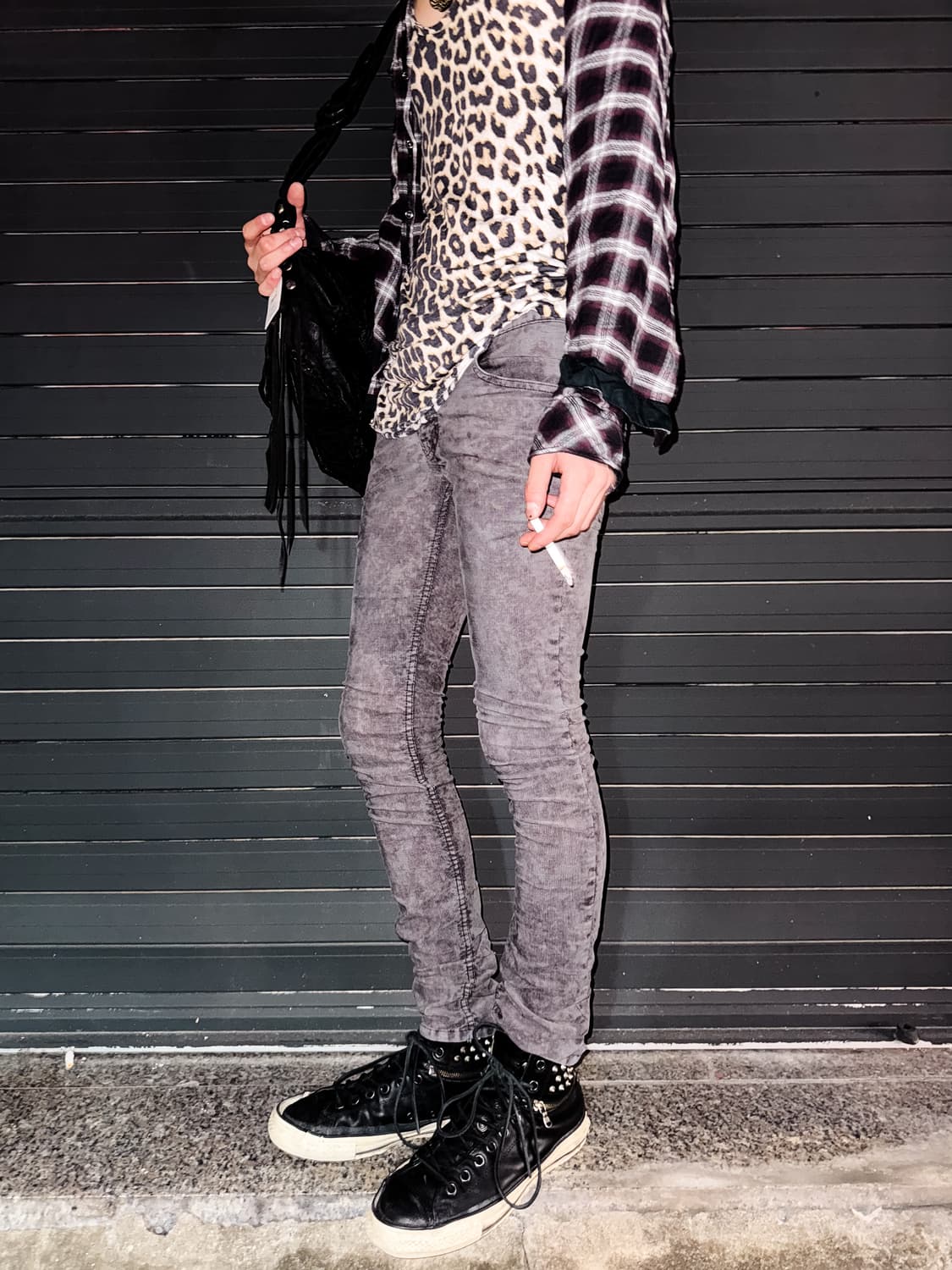 L.G.B. – Grey Corduroy Skinny Pants 상품이미지3