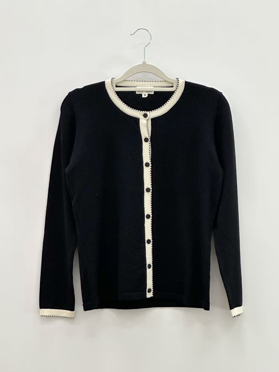 courreges / 꾸레쥬 블랙 울 니트 +가디건 세트  상품이미지8