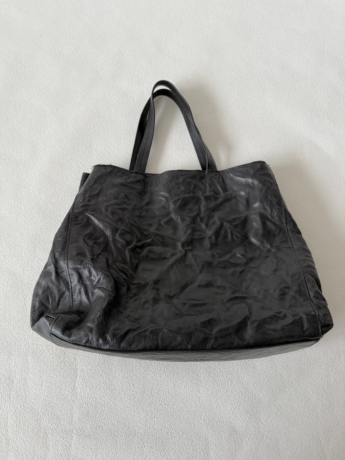 Pre owned 레더 토트백 상품이미지6