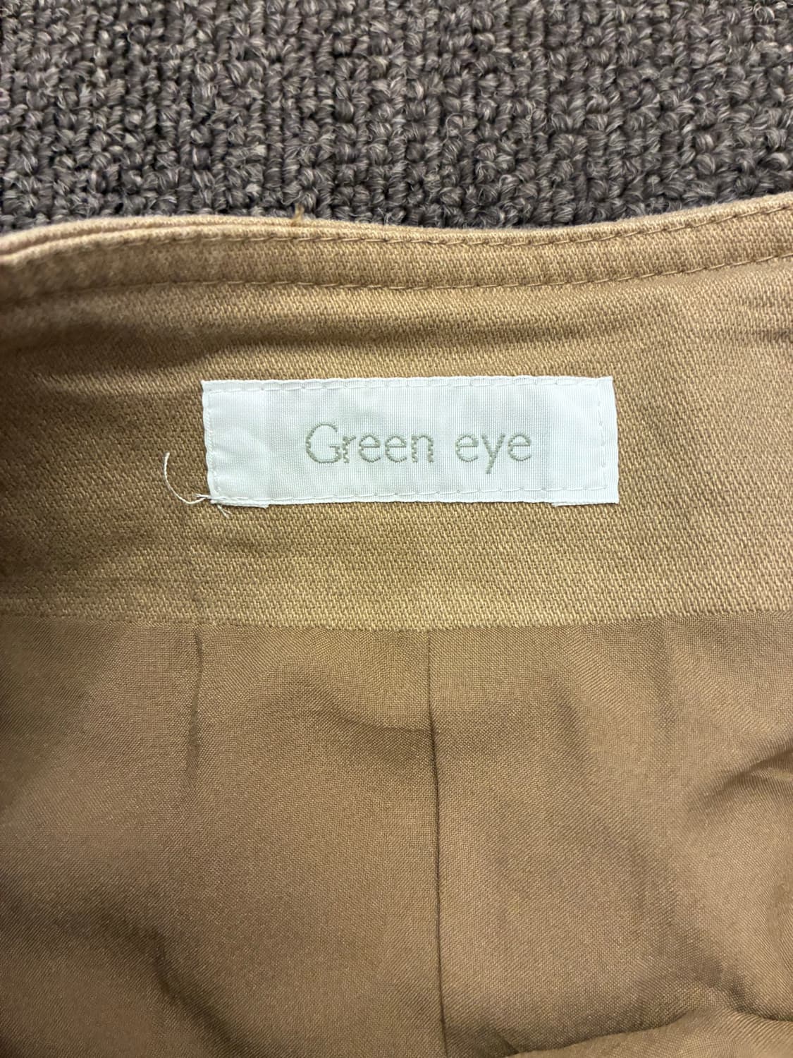 38)Green Eye 빈티지 여성 지퍼 디테일 카고 미디 스커트 상품이미지3