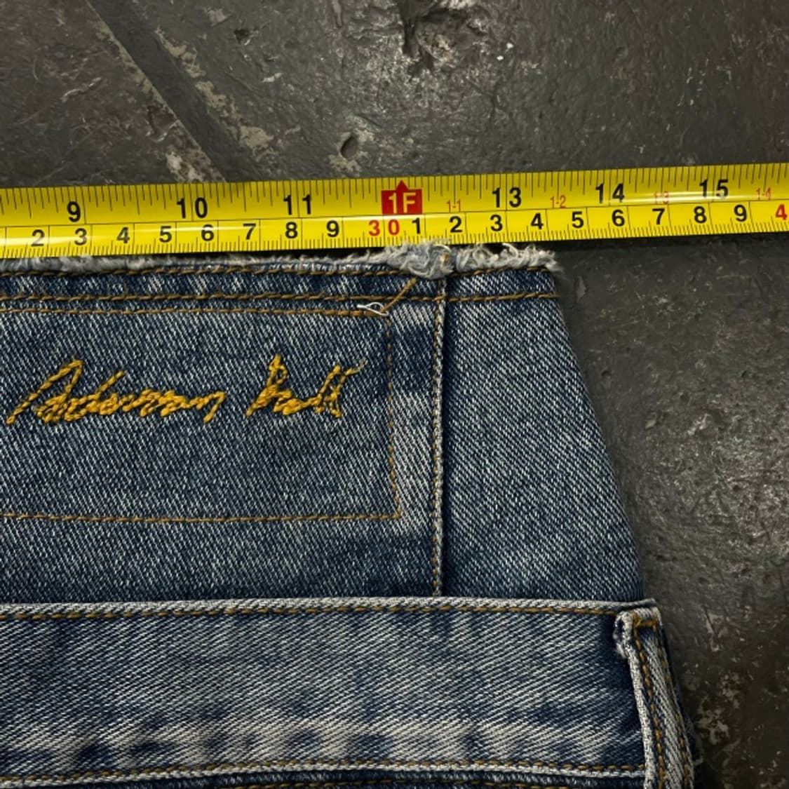 앤더슨 벨 더블 웨이스트 와이드 청바지  상품이미지9