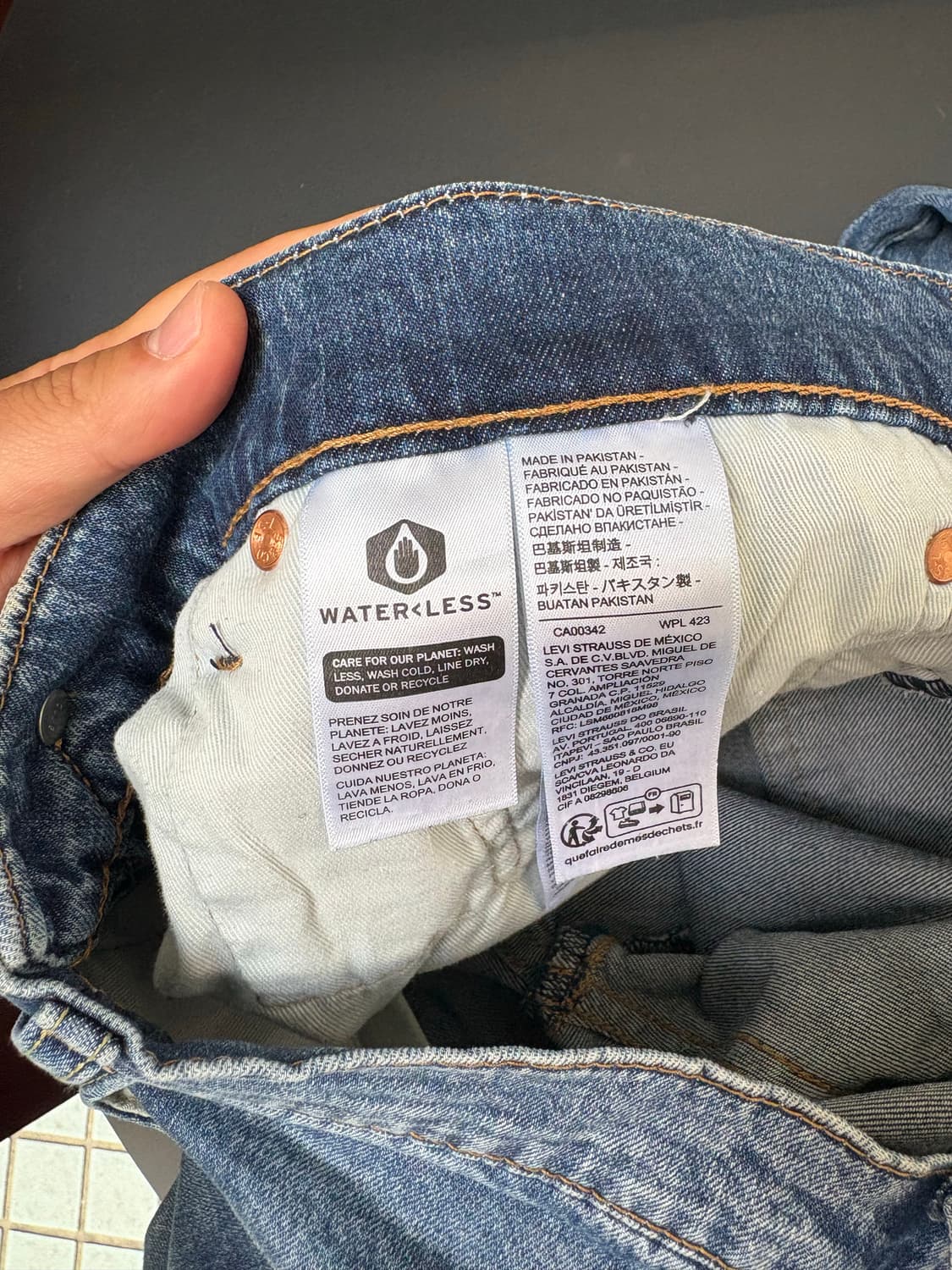 리바이스 502 빅E 데님 팬츠 상품이미지6