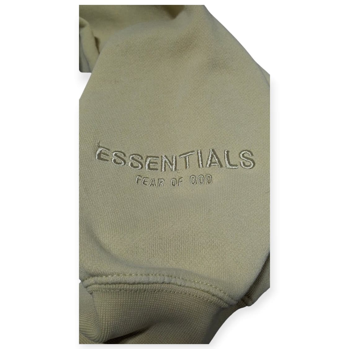 L)ESSENTIALS Fear of God 에센셜 후드 크림 베이지 오 상품이미지5