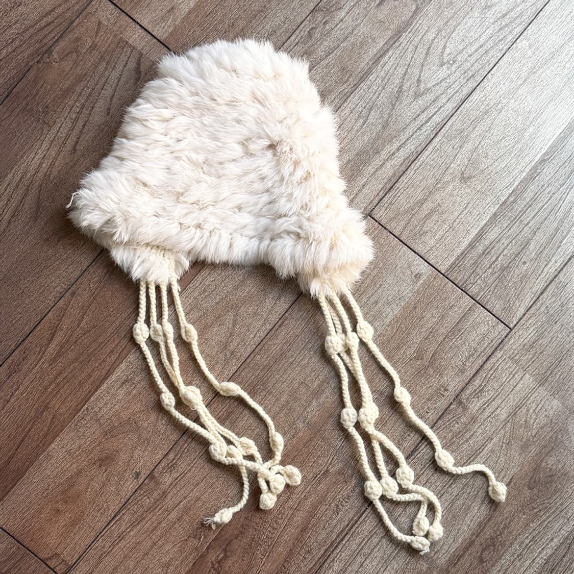 초원 설화 퍼 비니 상품이미지5