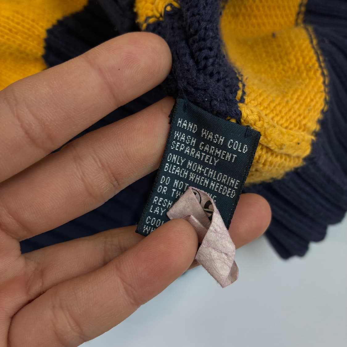 Polo 폴로 랄프로렌 00‘s 꿀벌 단가라 라운드 니트 상품이미지5