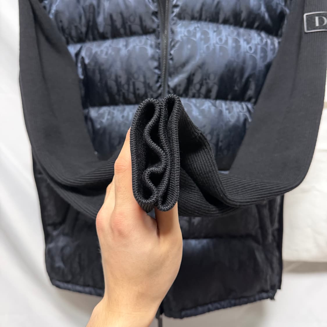 [S+급/S] 디올 오블리크 니트패딩 블랙 풀구성 상품이미지8