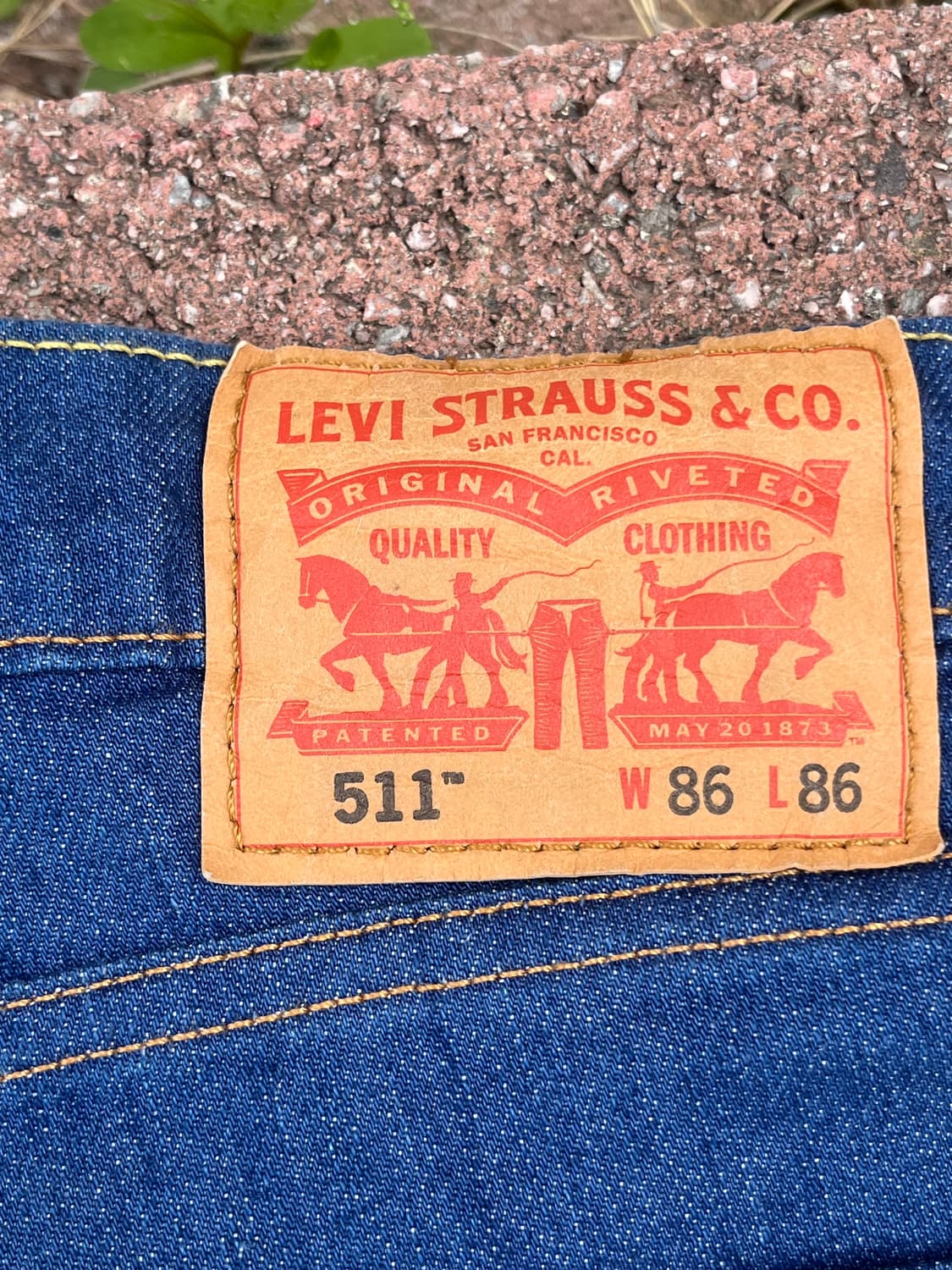리바이스 511 W34 L34 빈티지 데님 반바지 상품이미지4