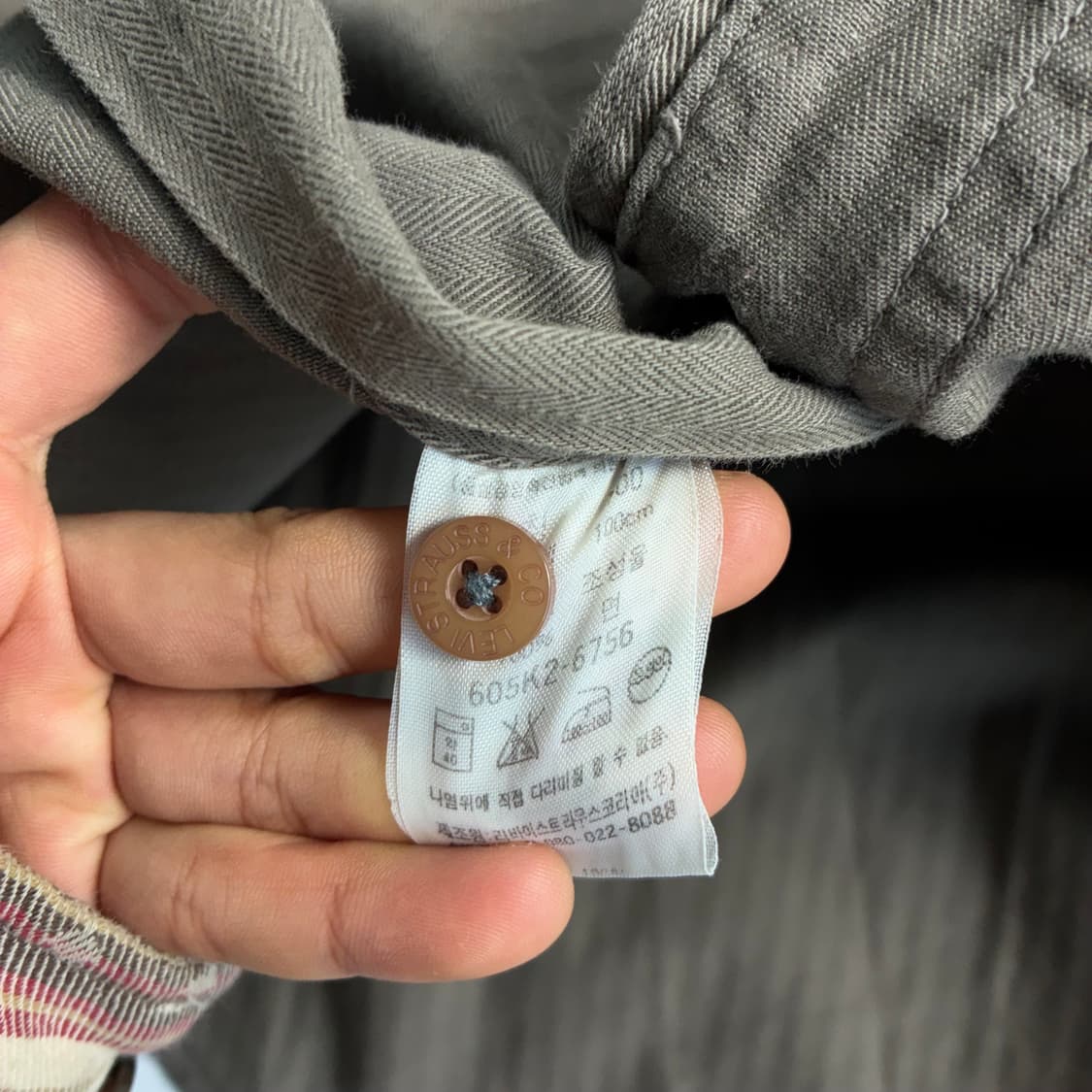 Levi's  리바이스 화이트탭 코튼 캔버스 워크 셔츠  상품이미지6