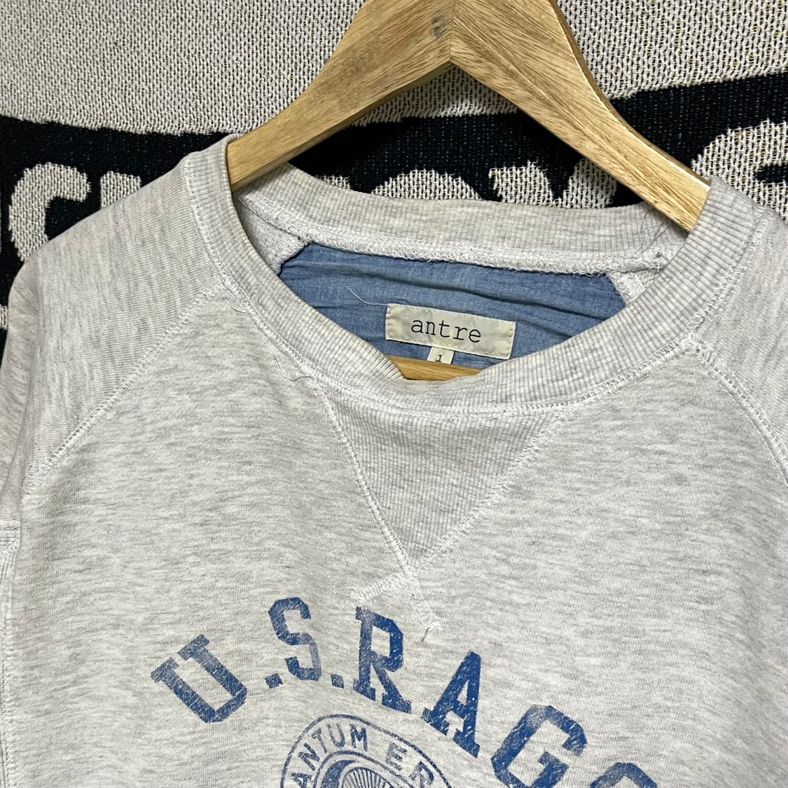 빈티지 래글런 맨투맨 스웻셔츠 상품이미지4