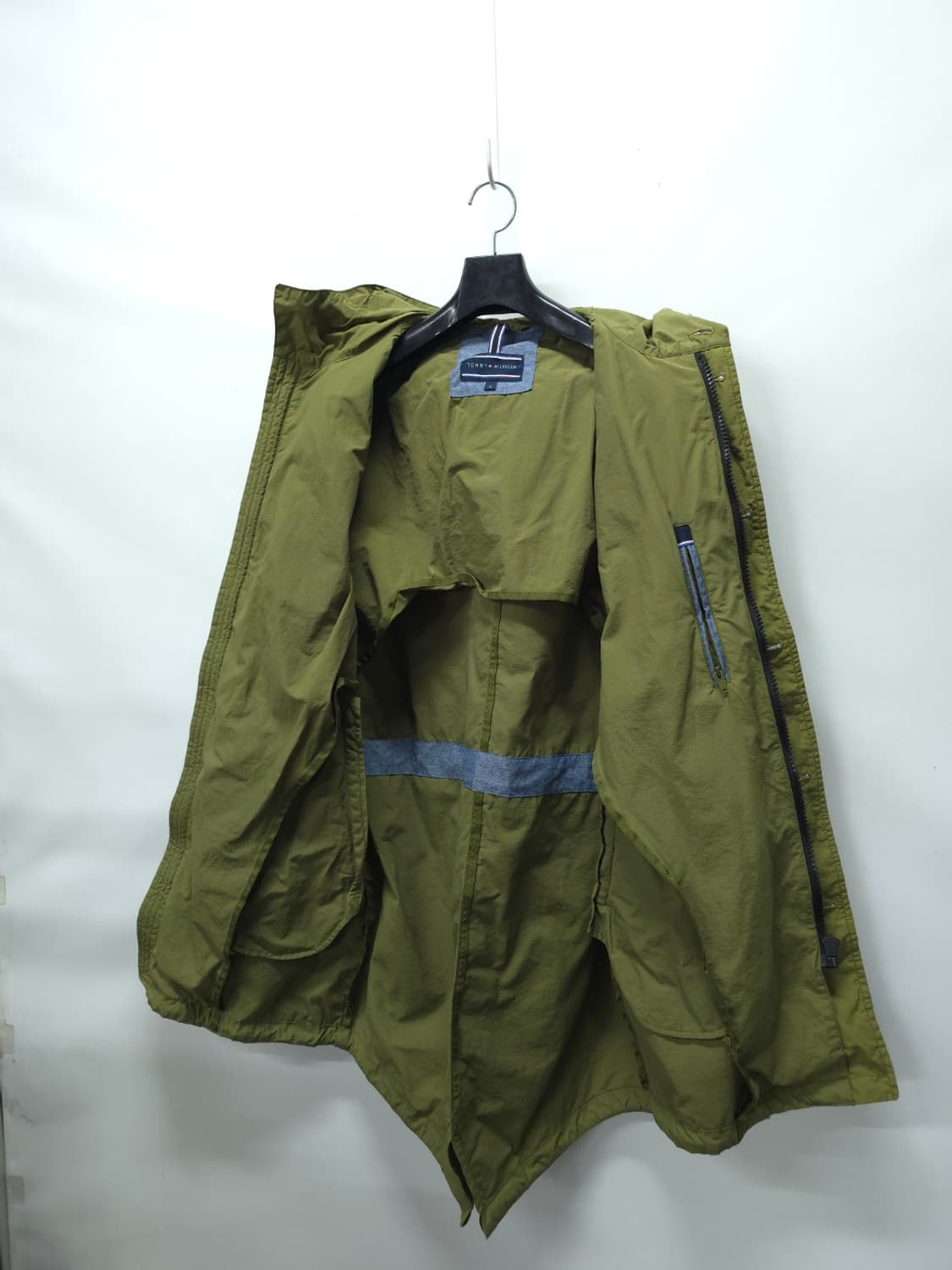 타미힐피거 남성 올리브 그린 후드 야상 자켓 (95) 상품이미지10