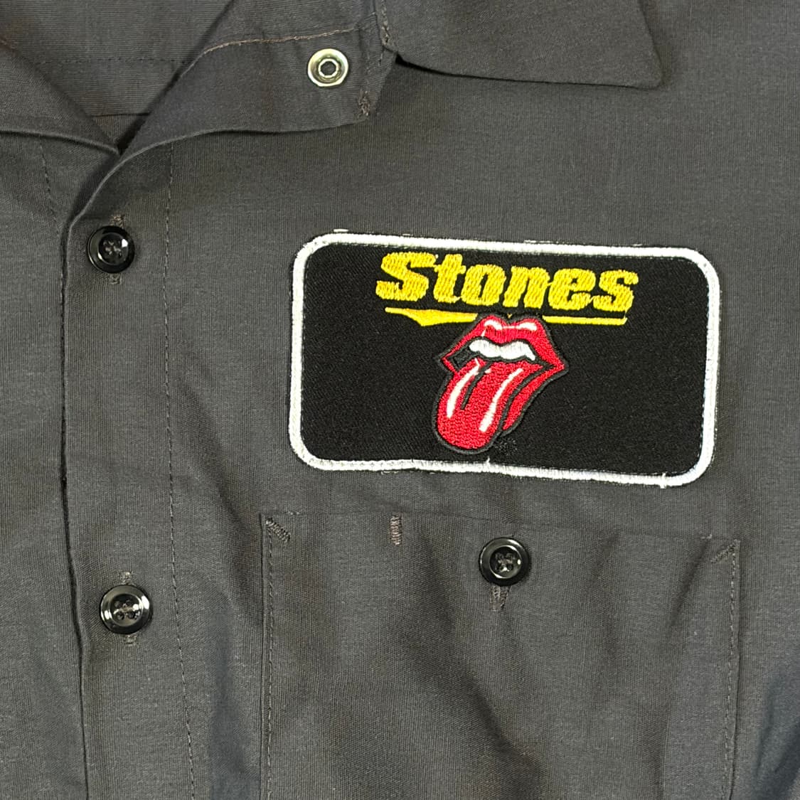 STONES 그레이 긴팔 크롭 셔츠 상품이미지4