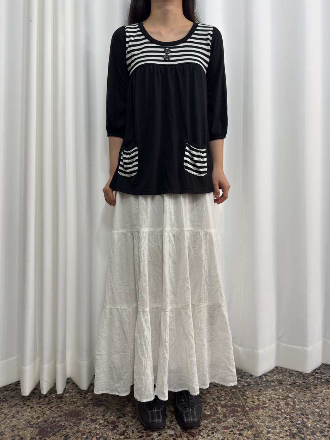 mori stripe top 상품이미지3